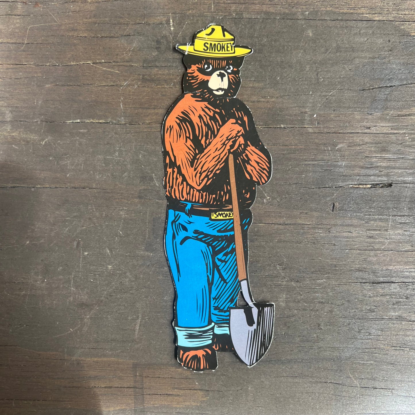Vintage Smokey The Bear Sticker
