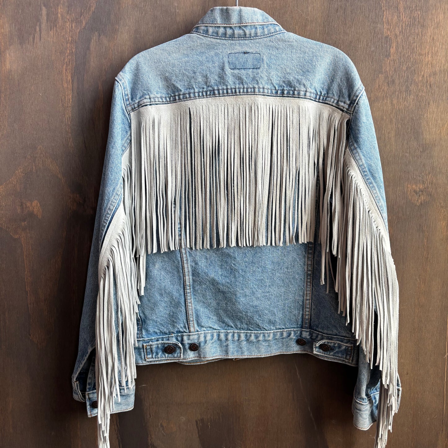 Out of The Blue Fringed Vintage Levi’s Jacket