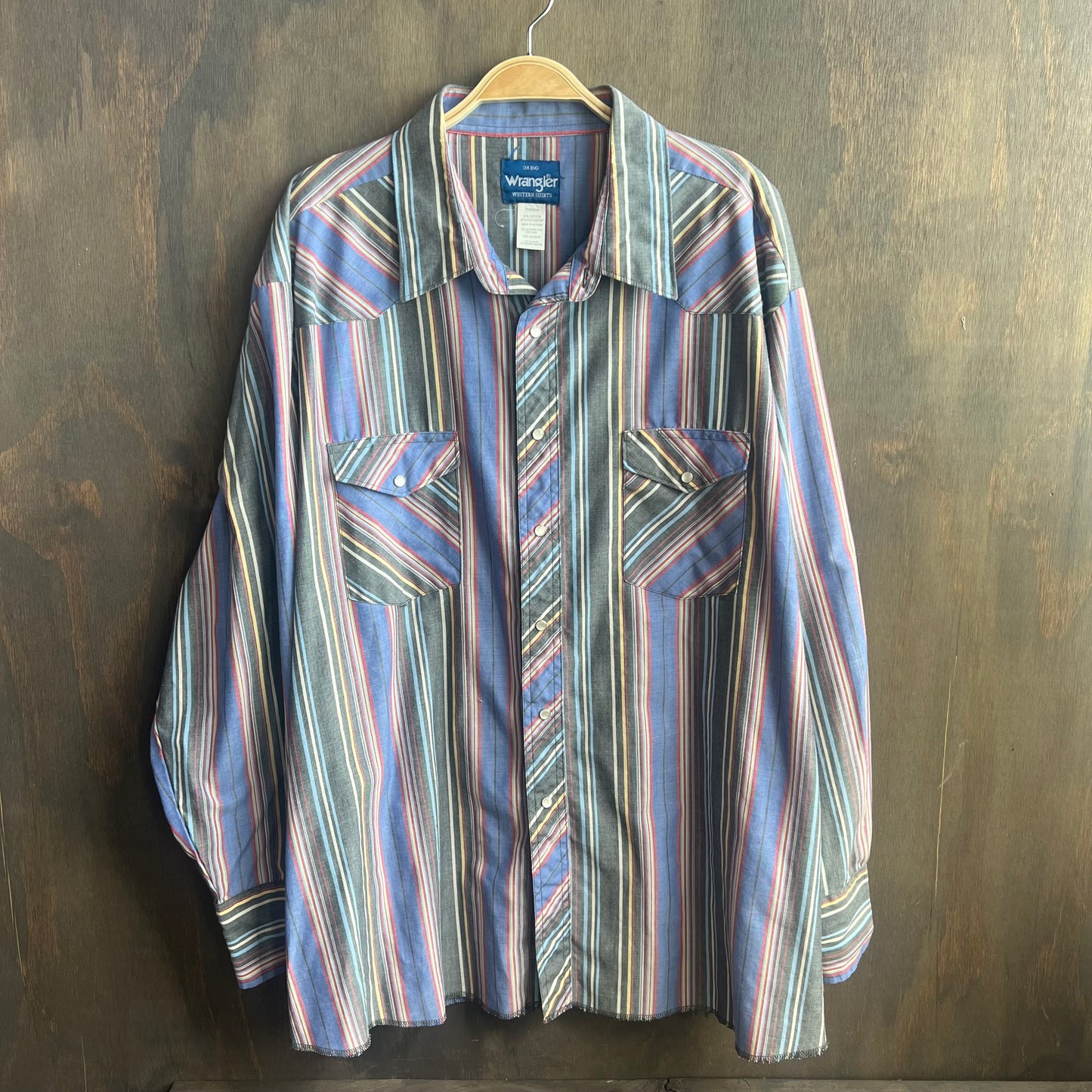 Wrangler Multicolored Western Pearl Snap
