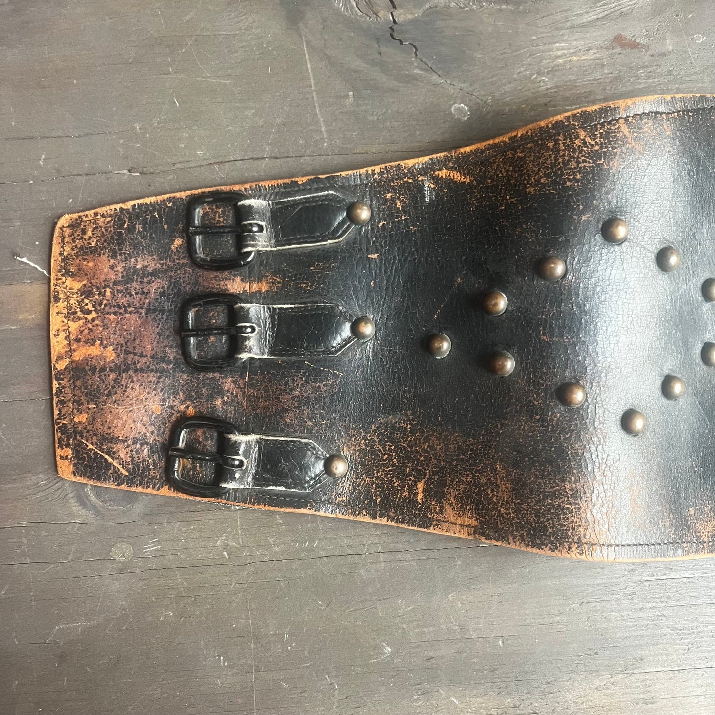 Vintage Leather Kidney Belt
