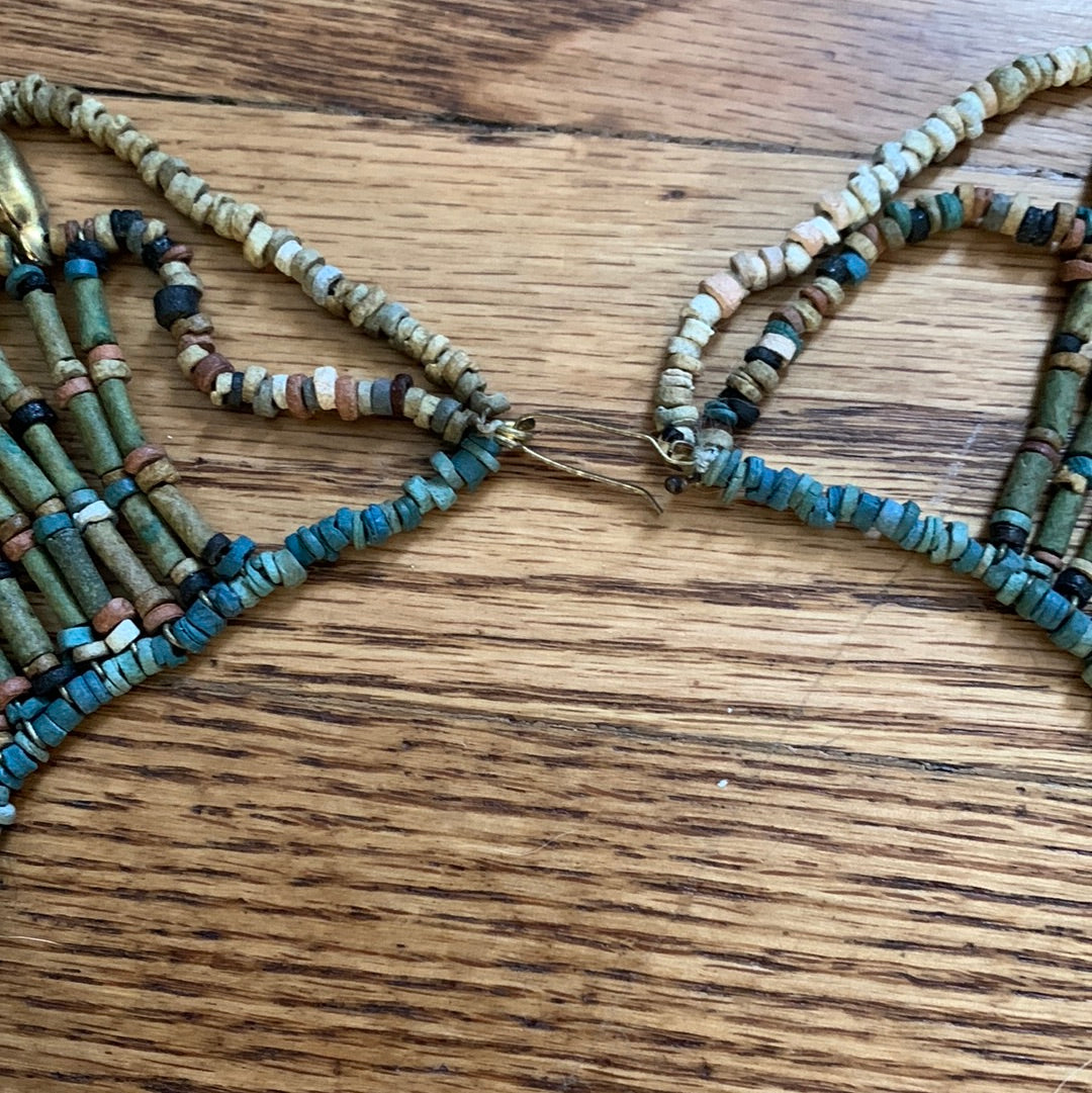 Vintage Cleopatra collar necklace