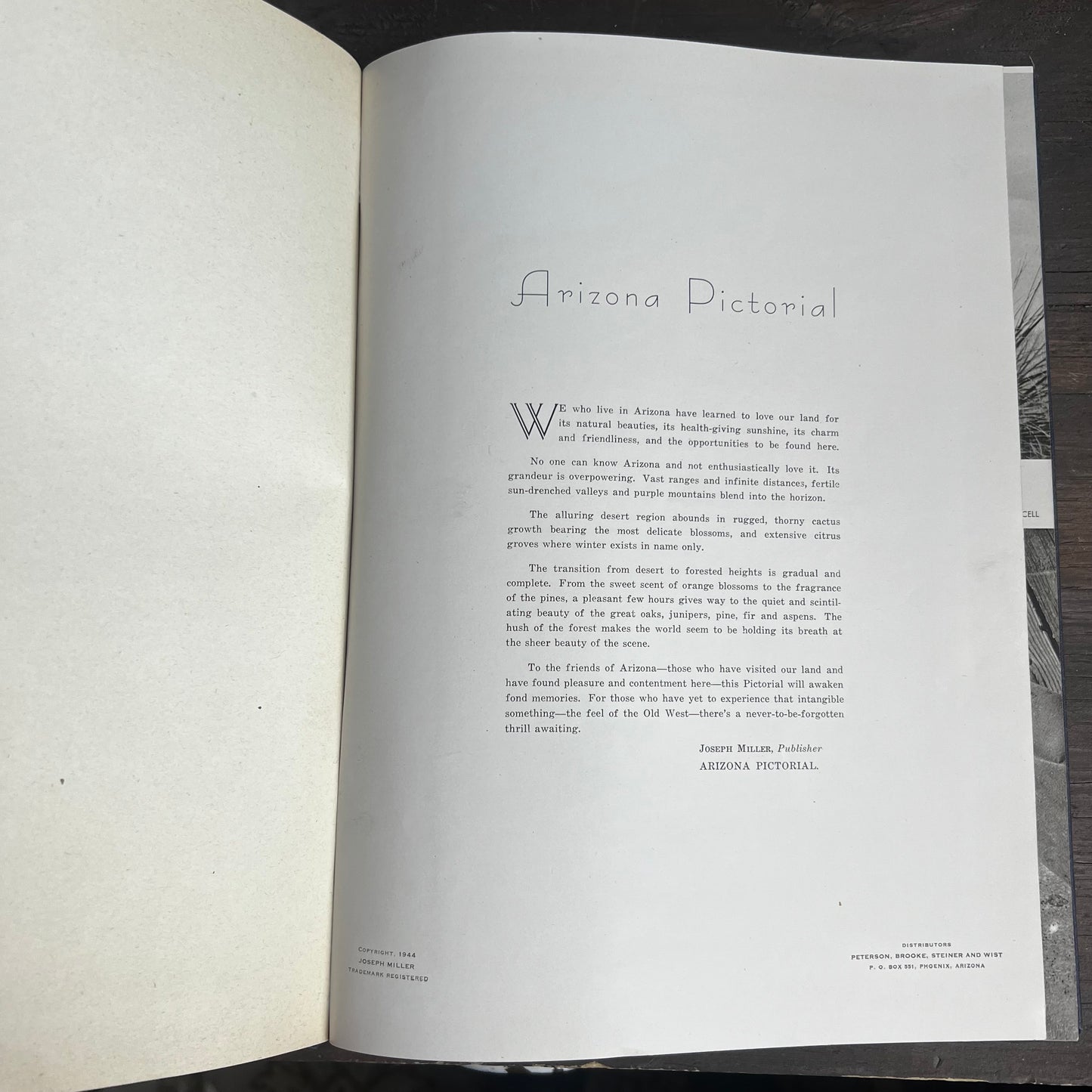 Arizona Pictorial Book
