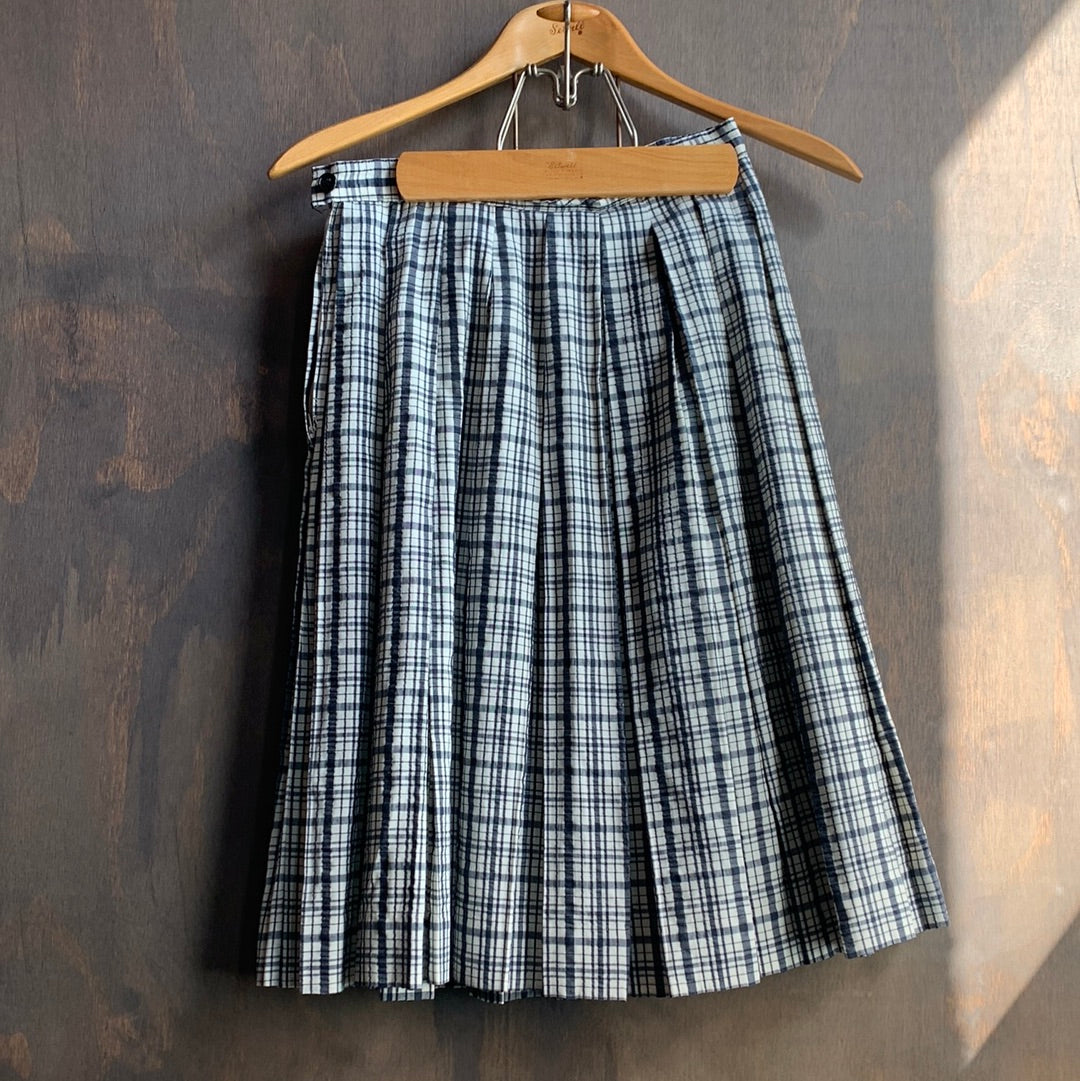 Jonathan Logan Plaid Top and Skirt Set