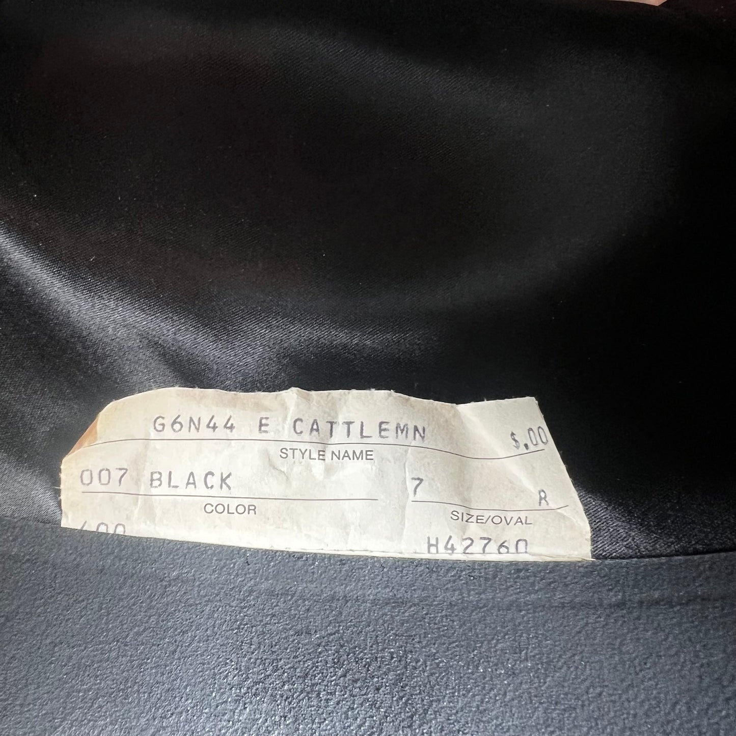 Resistol Black Westerner Hat
