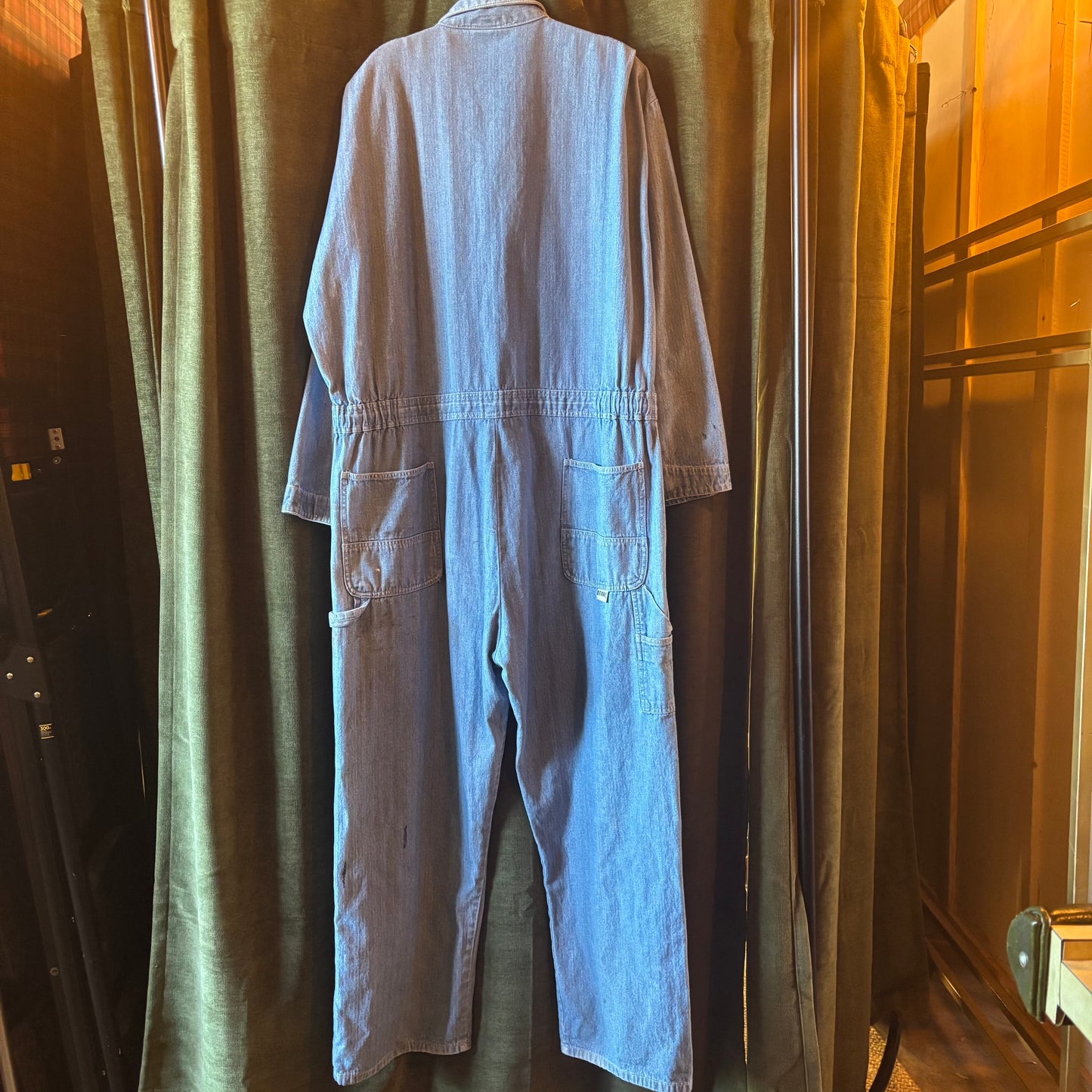 Berne Paint Washed Denim Coveralls