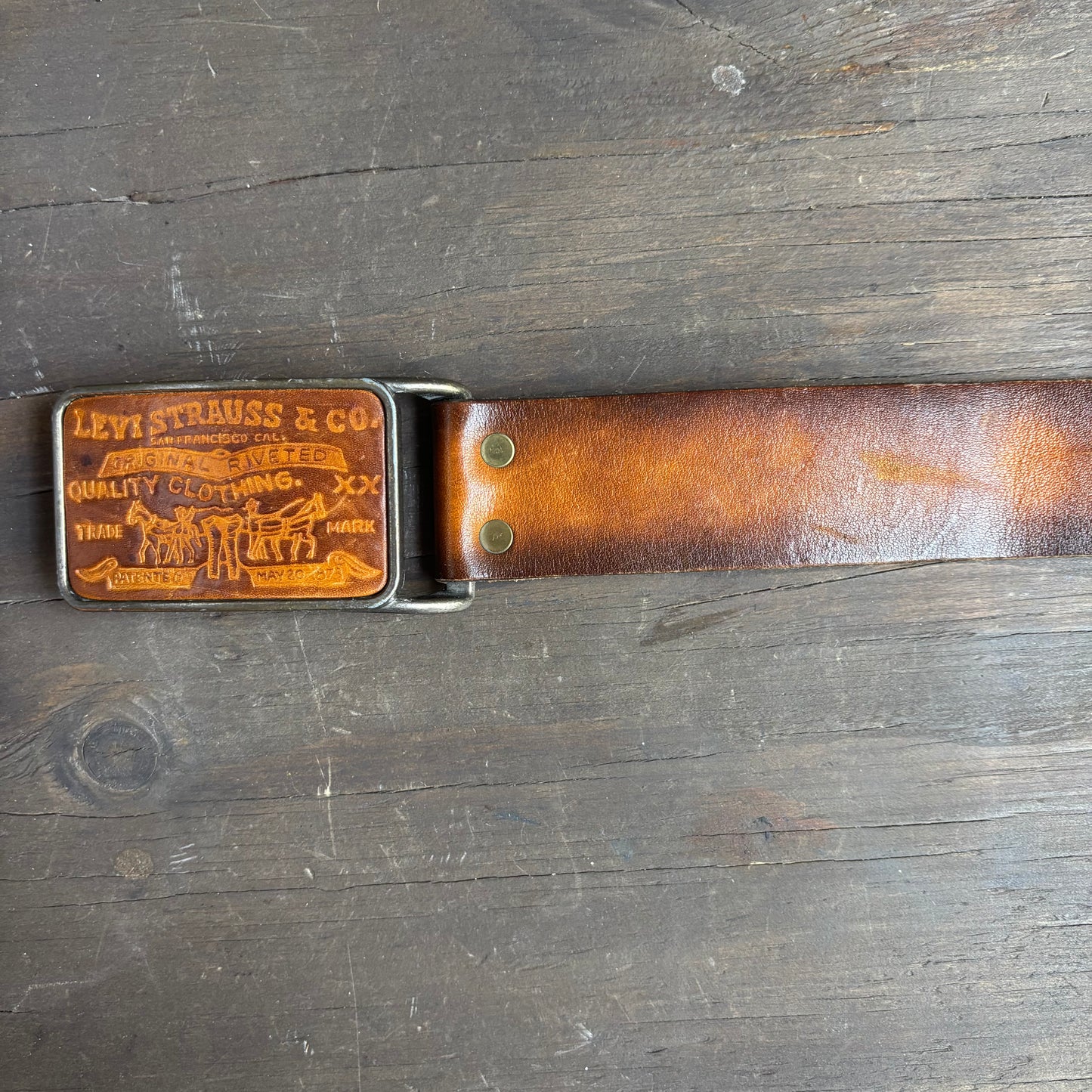 Vintage Levi’s Leather Belt