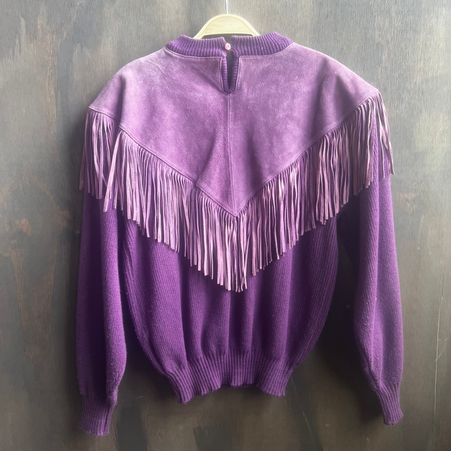 Western Fringe Sweater