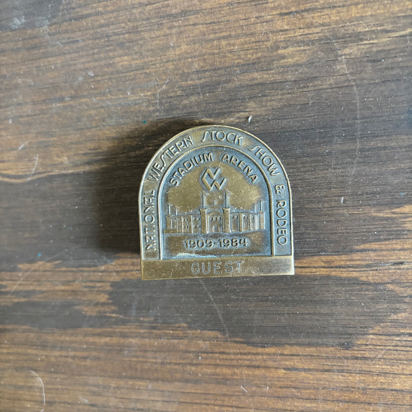 1984 National Western Stock Show Guest Pin