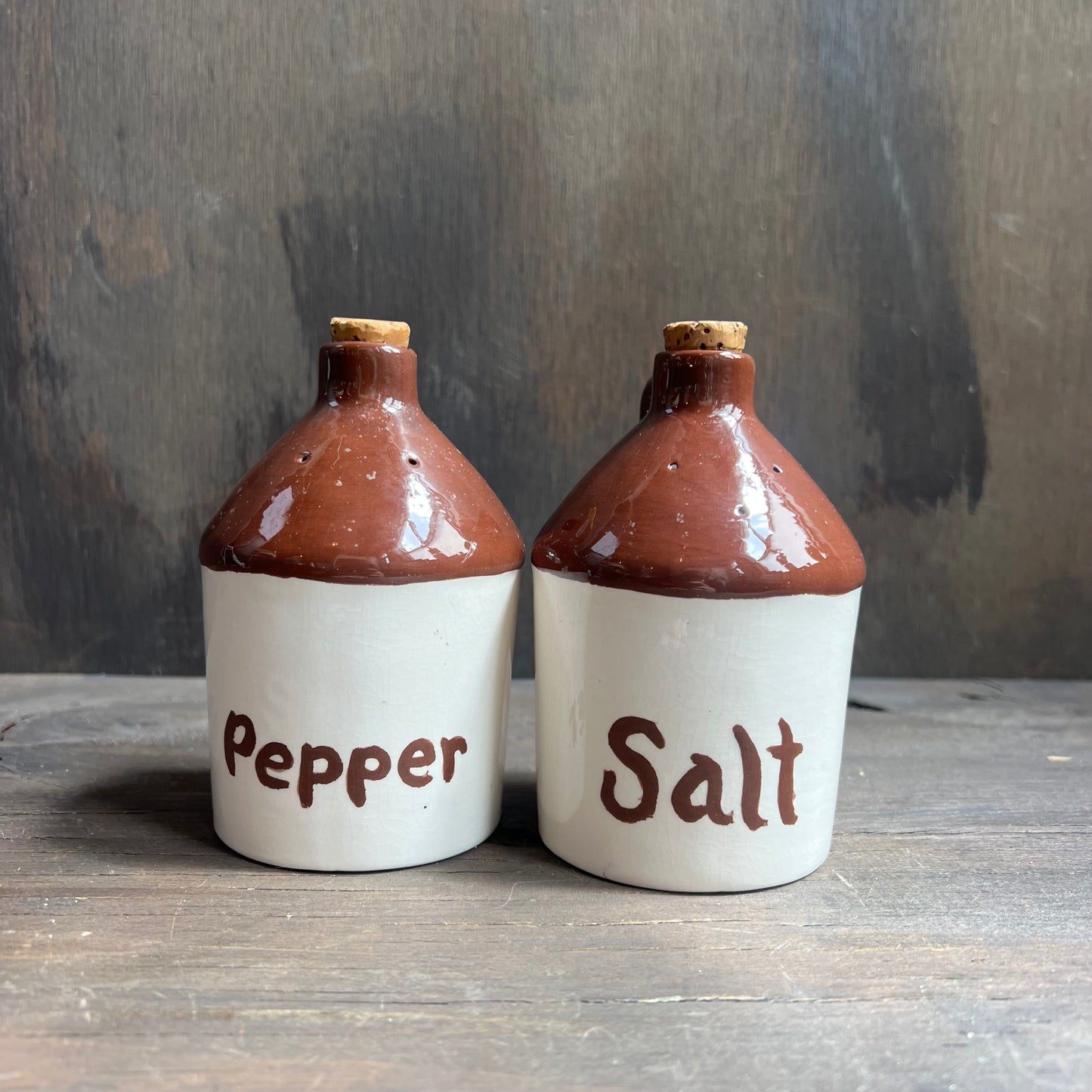 Vintage Ceramic Salt and Pepper Shakers