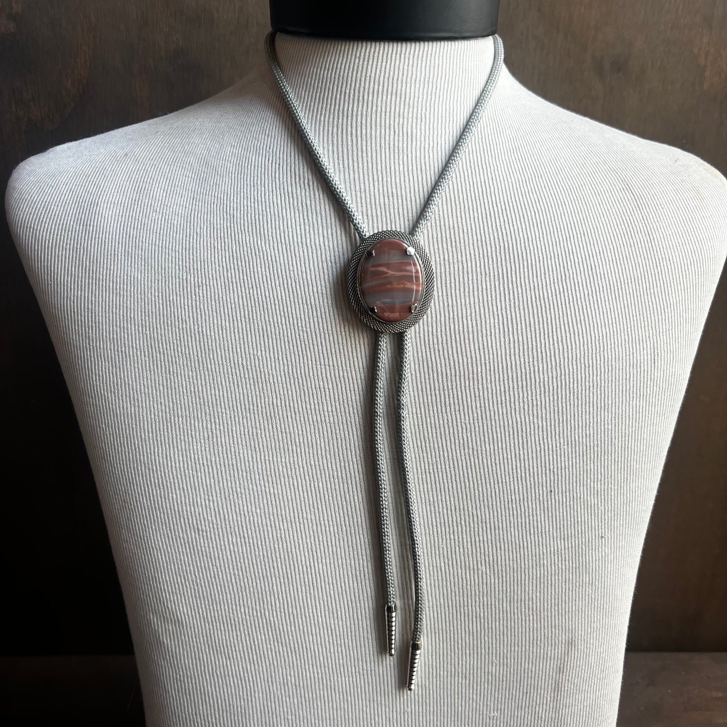 Agate Bolo Tie