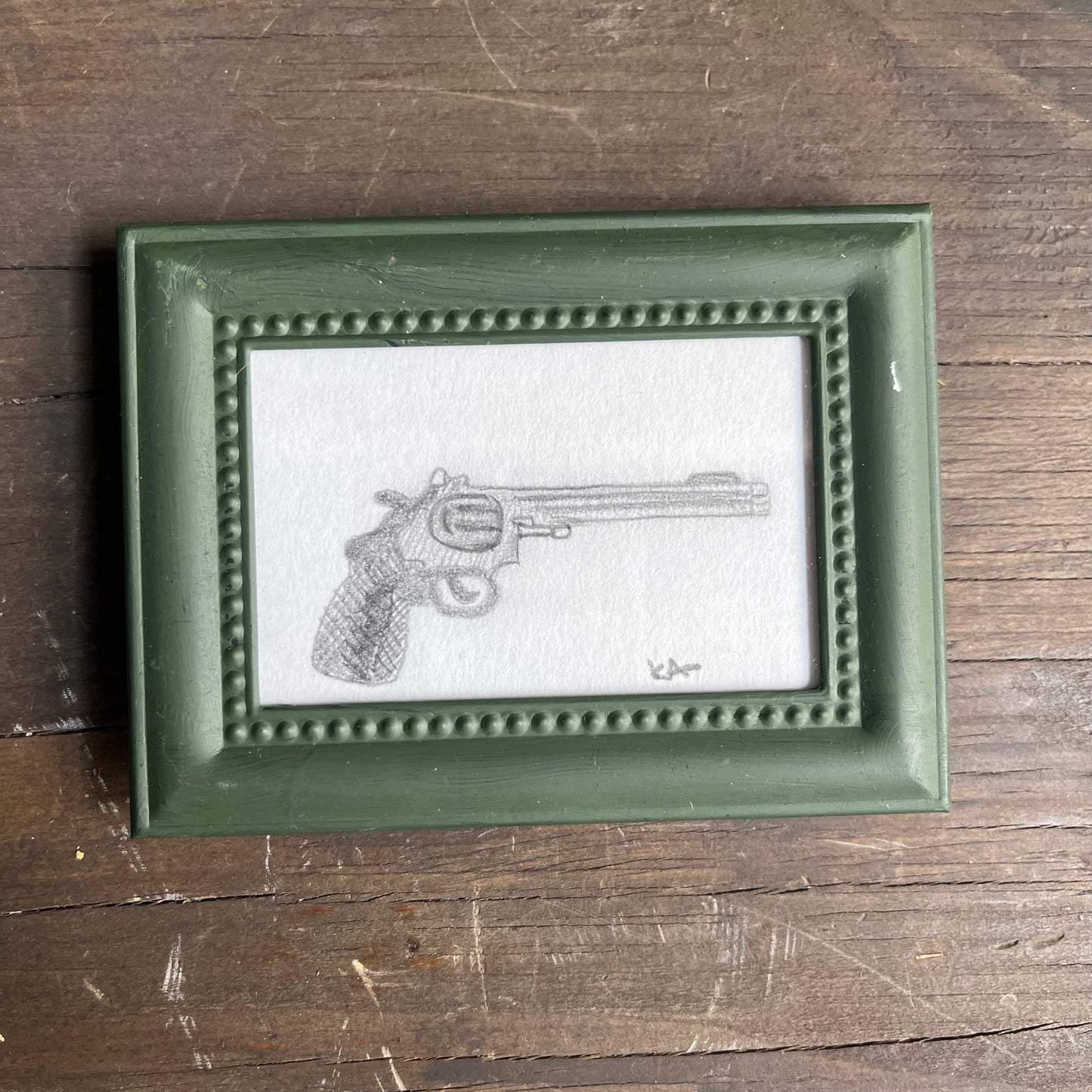 Karen "K" Abate Revolver Sketch