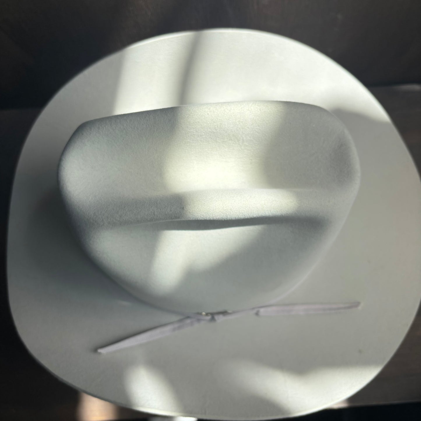 Stetson Light Grey Hat with Ribbon Band