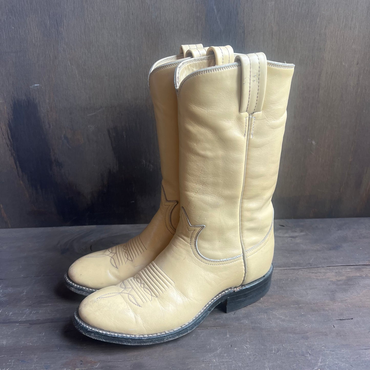 Tony Lama Yellow Boots
