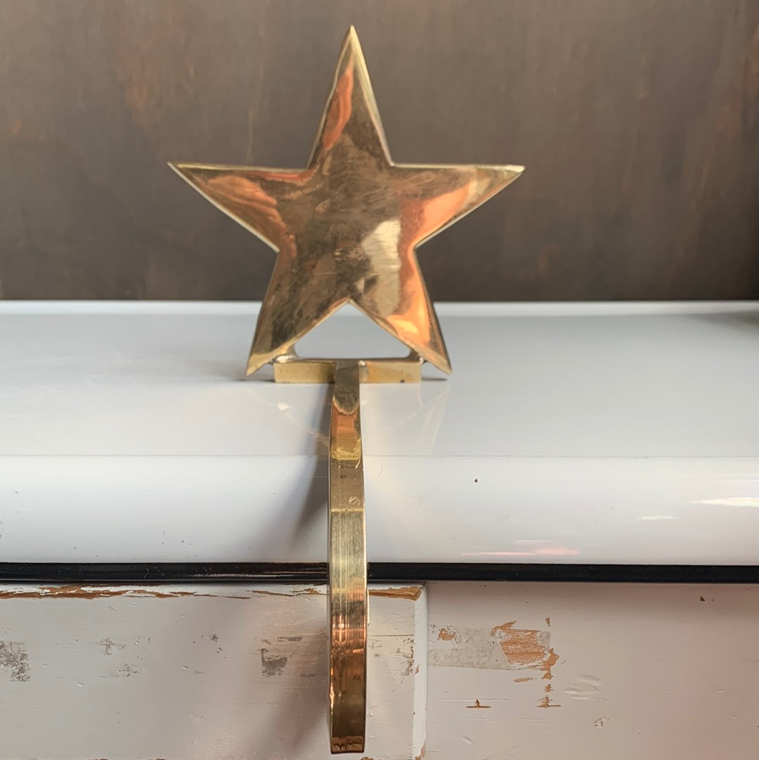 Vintage star stocking hook