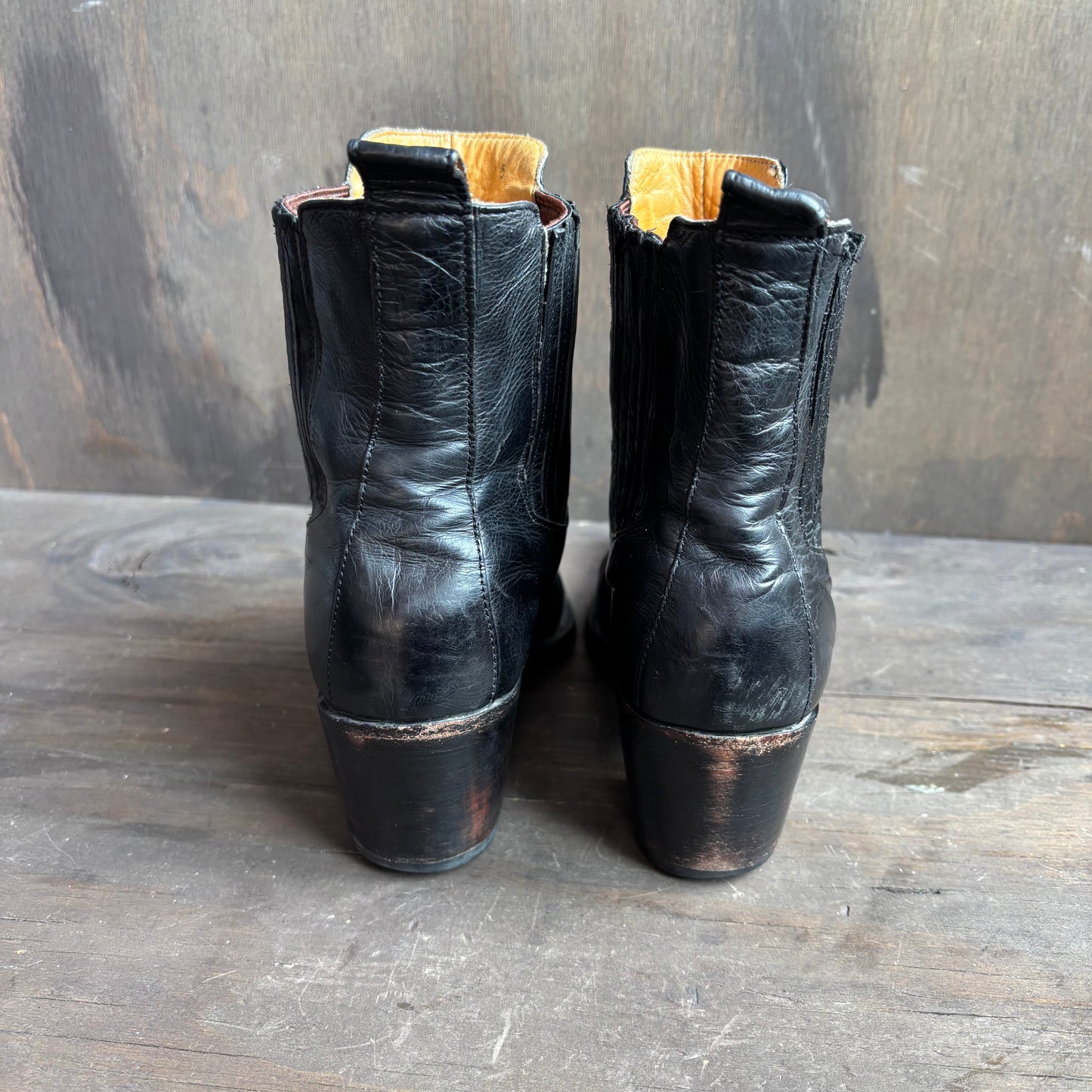 Liberty Caiman and Calfskin Ankle Boots