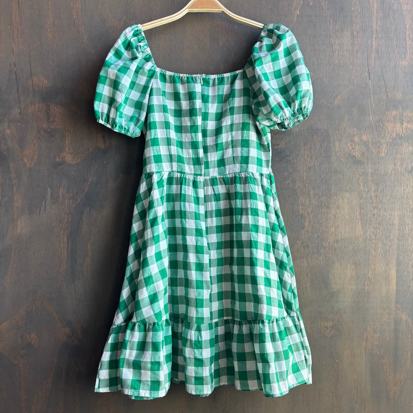 Green Gingham Dress