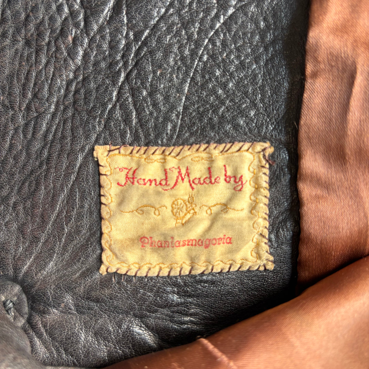 Vintage Distressed Leather Jacket