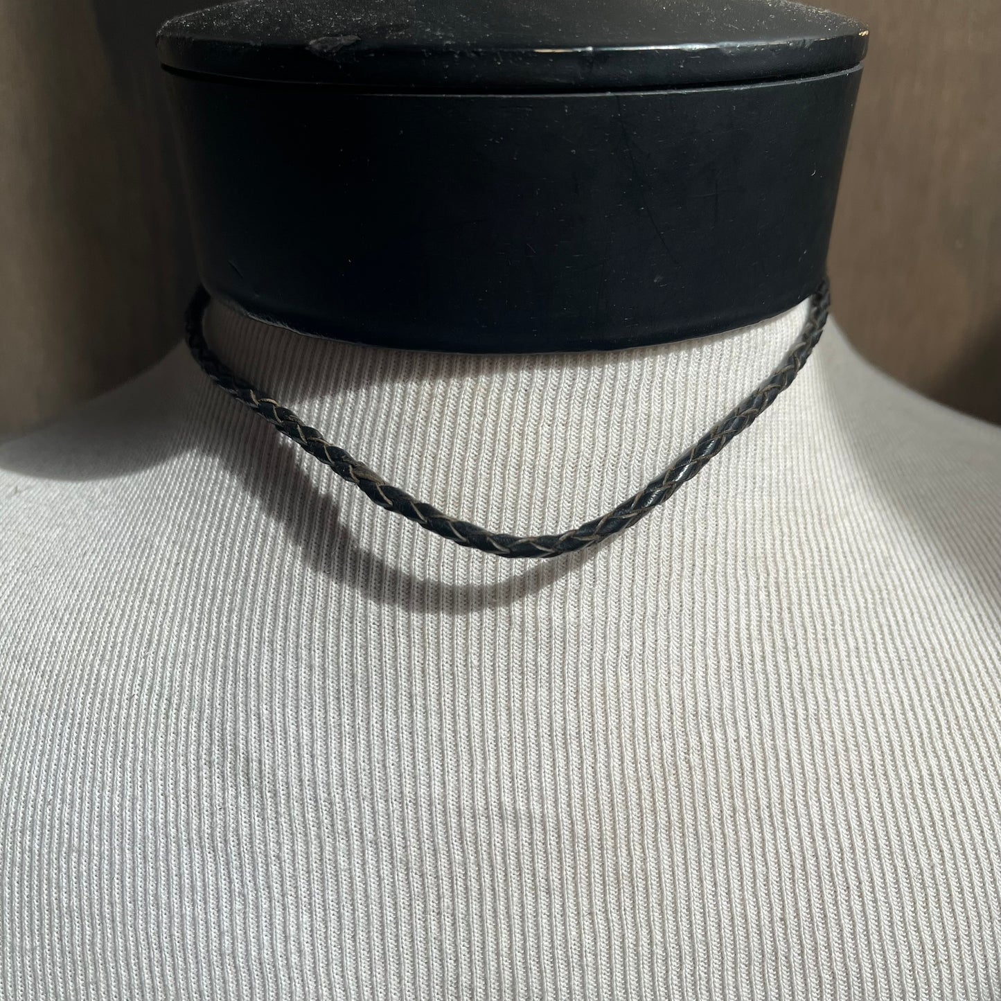 Zuni Knifewing Bolo on Black Tie