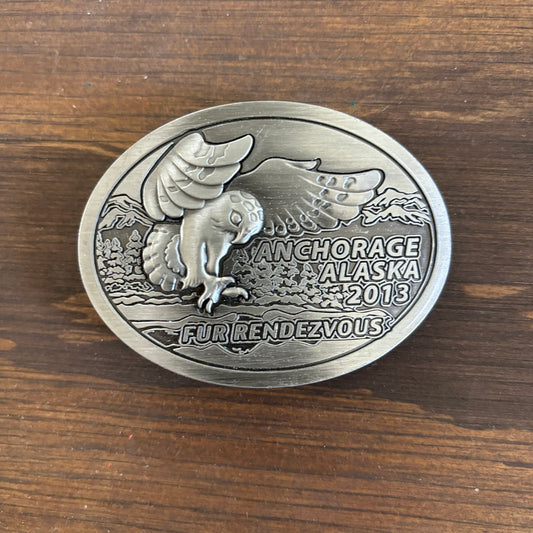 Anchorage Fur Rendezvous 2013 Belt Buckle