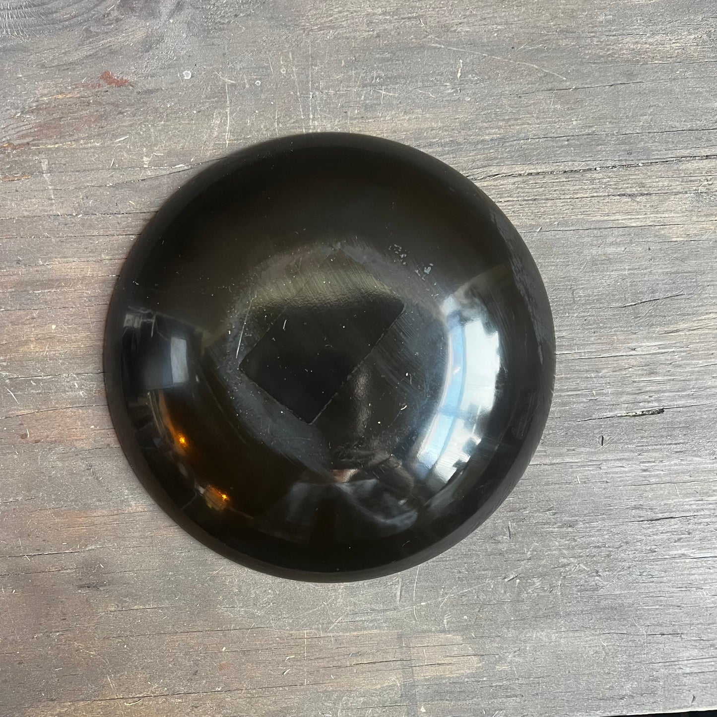 Black Couroc Pottery Plate