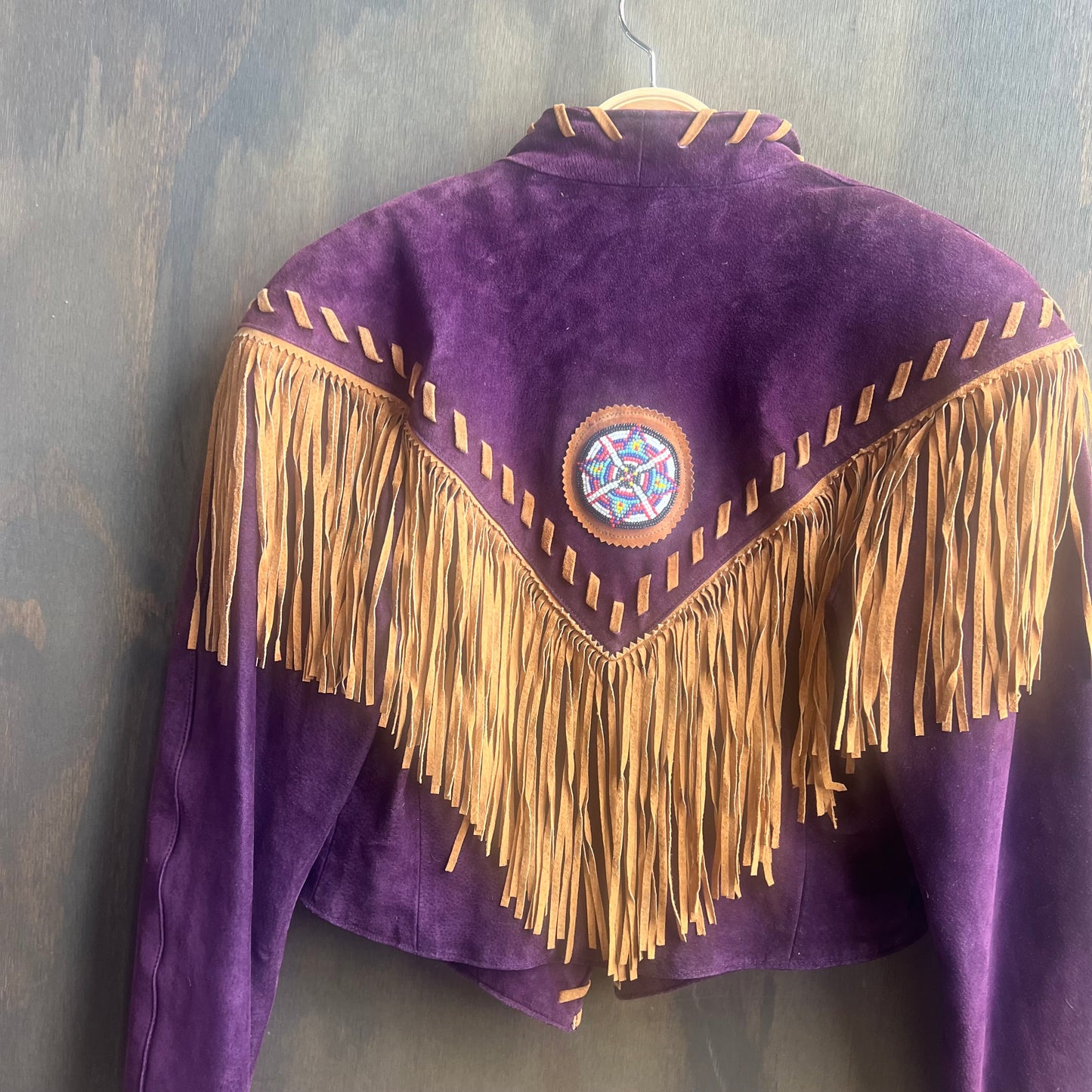 Frontier Collection Purple Leather Set