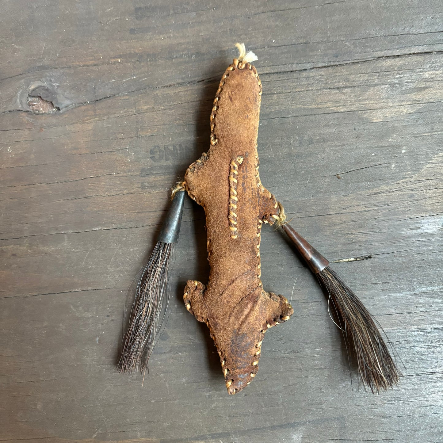 Handmade Seed Bead Lizard