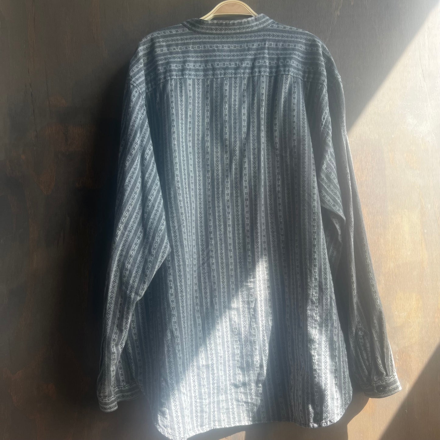 Gray Patterned Scully Shirt