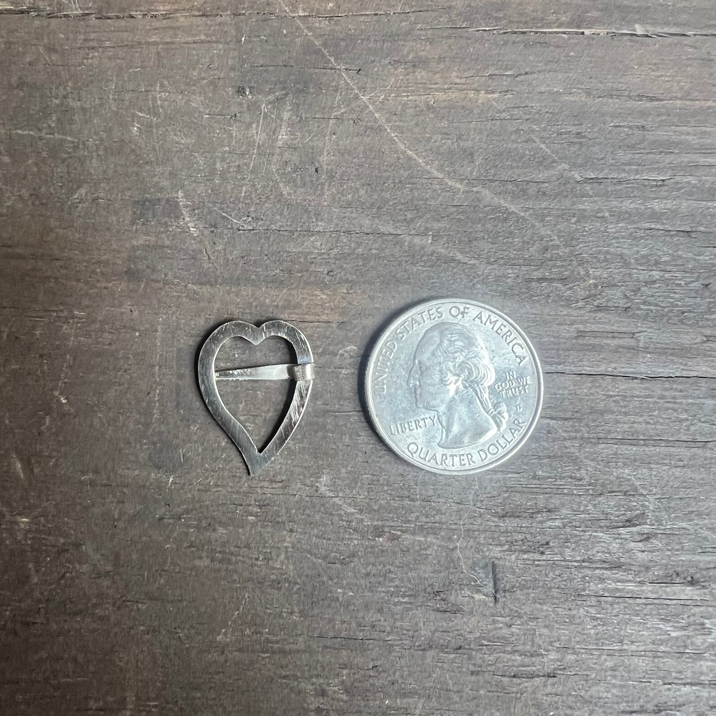 Vintage Silver Heart Luckenbooth Brooch