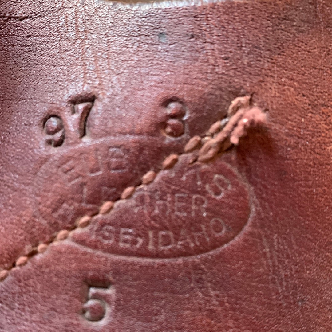 Vintage leather gun holster