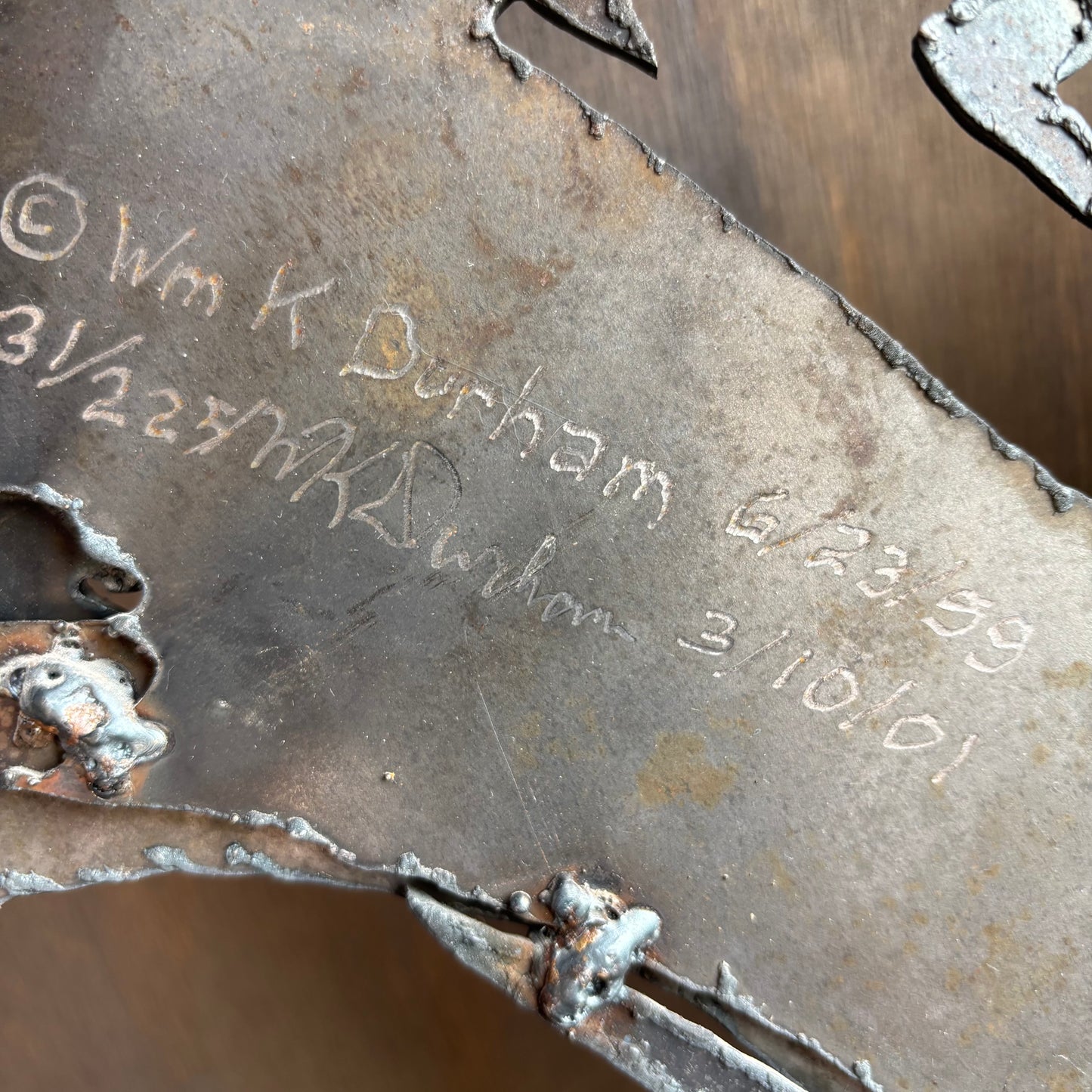 Metal Cowboy Wall Art