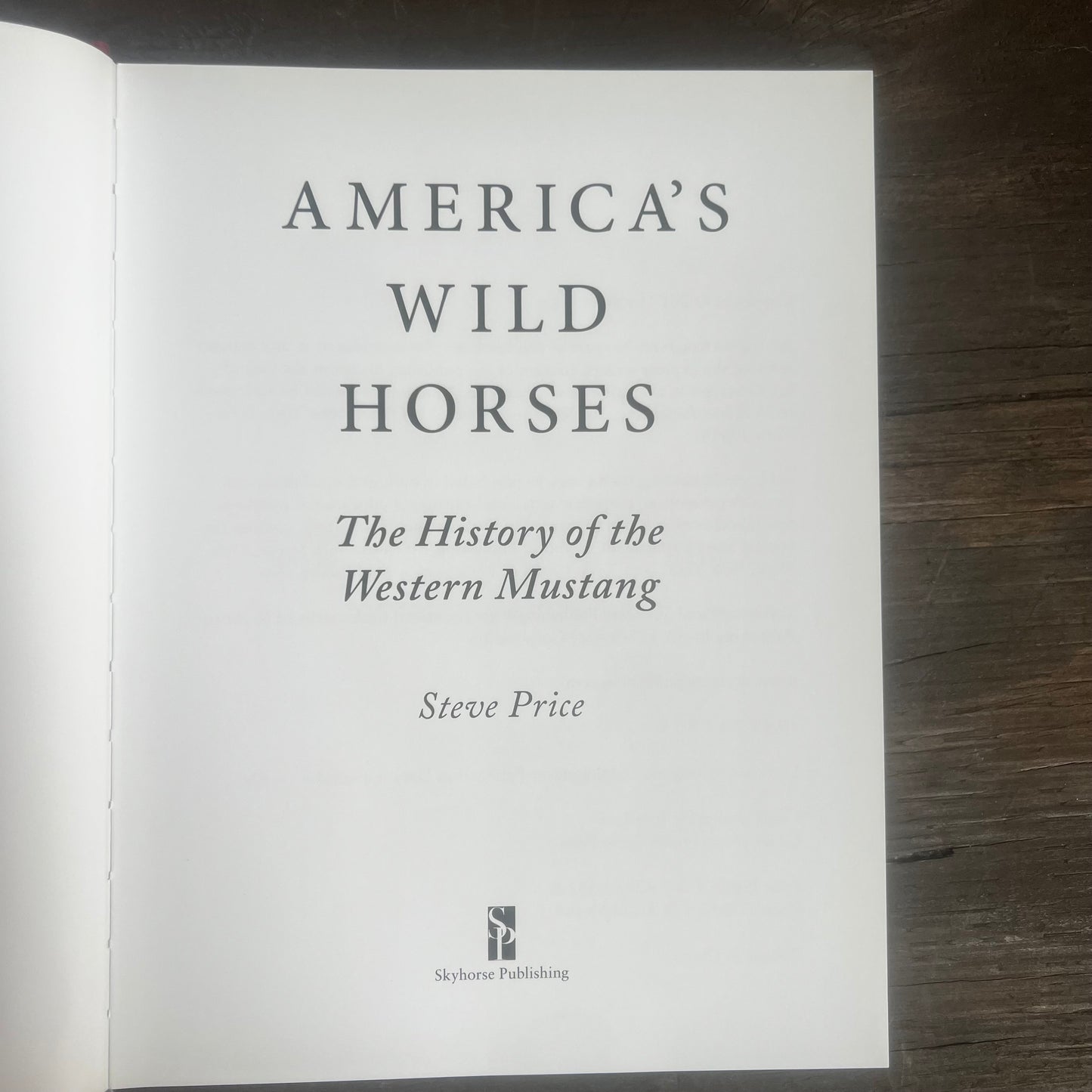 America’s Wild Horses Book