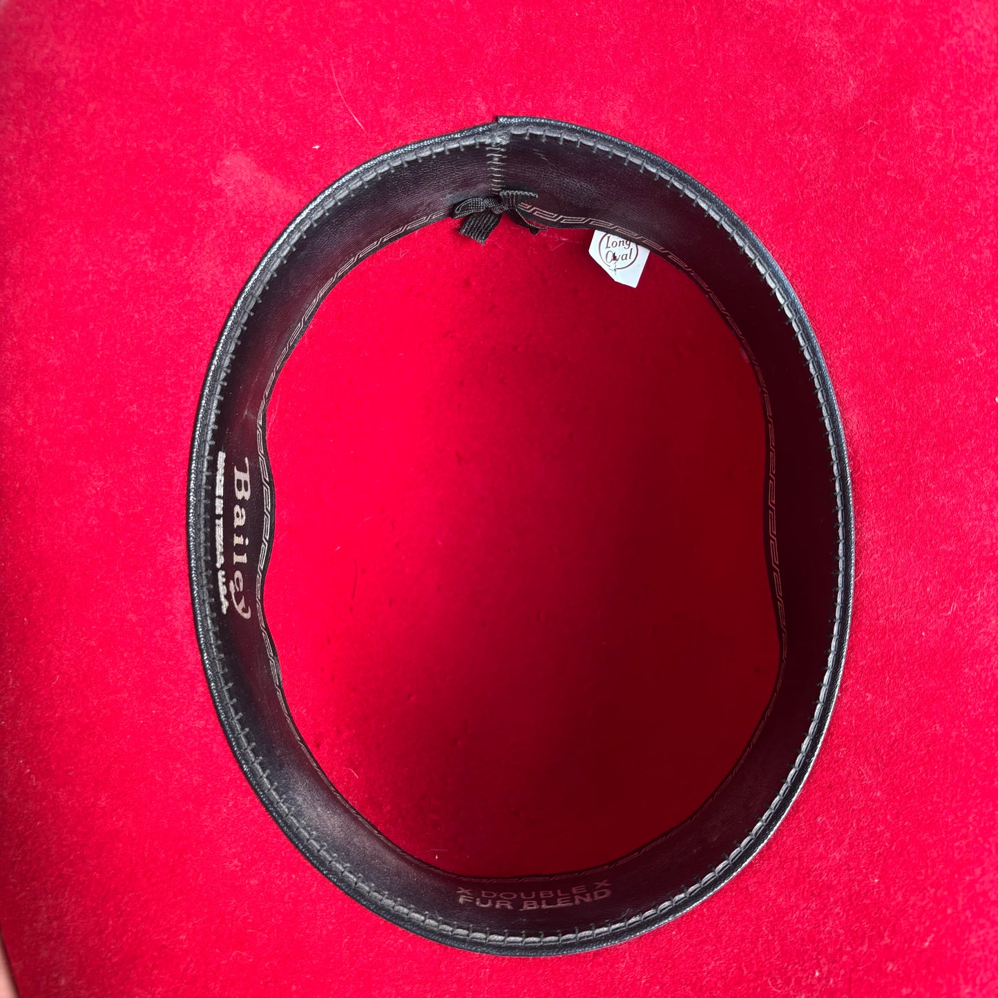 Bailey 2X Fur Blend Red Hat