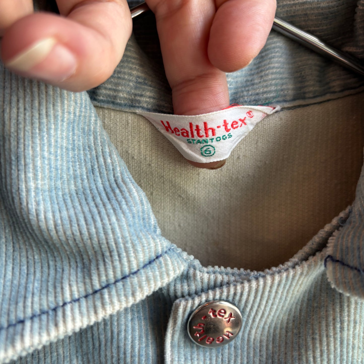 Kids Vintage Corduroy Pearl Snap Jacket