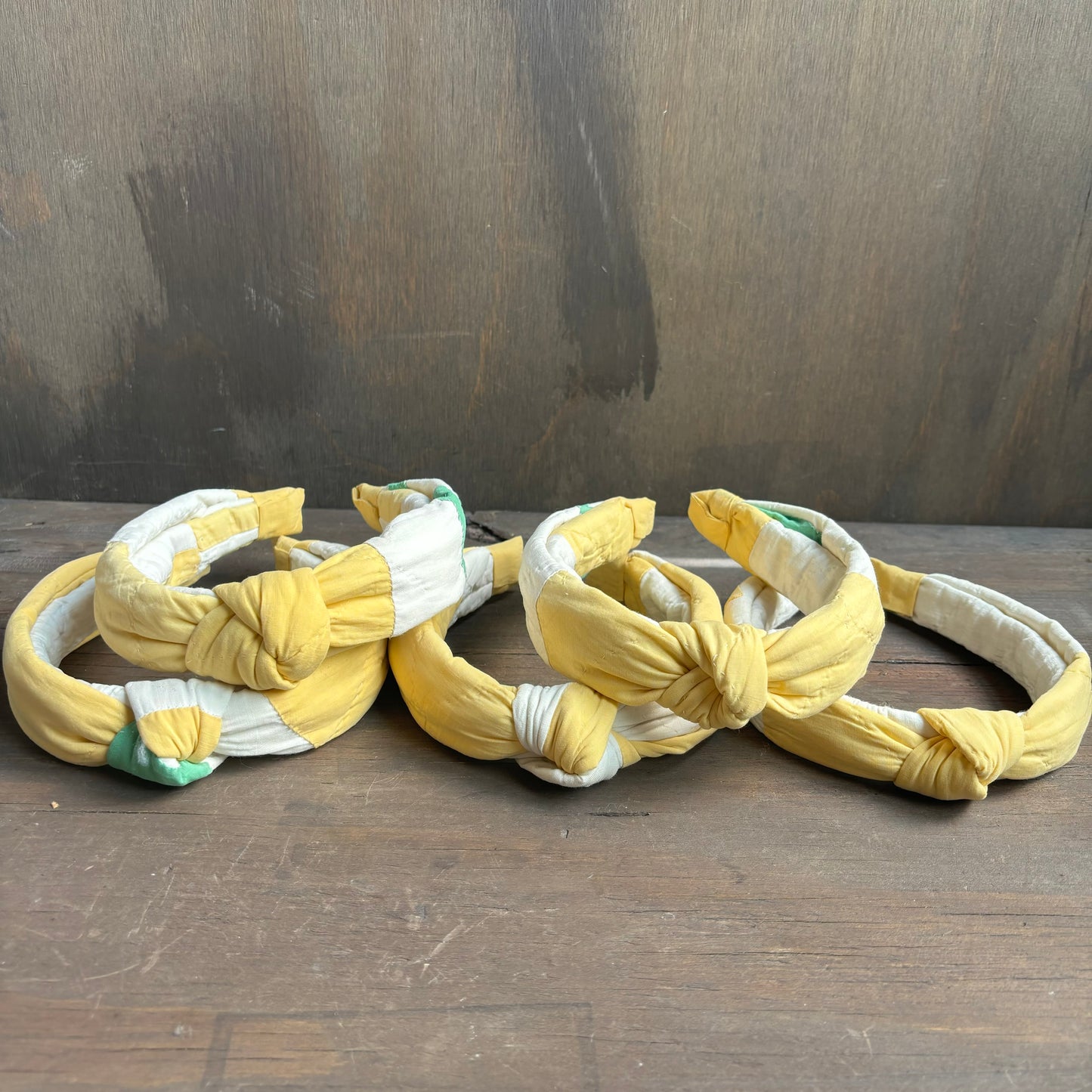 Vintage Quilt Yellow Headbands