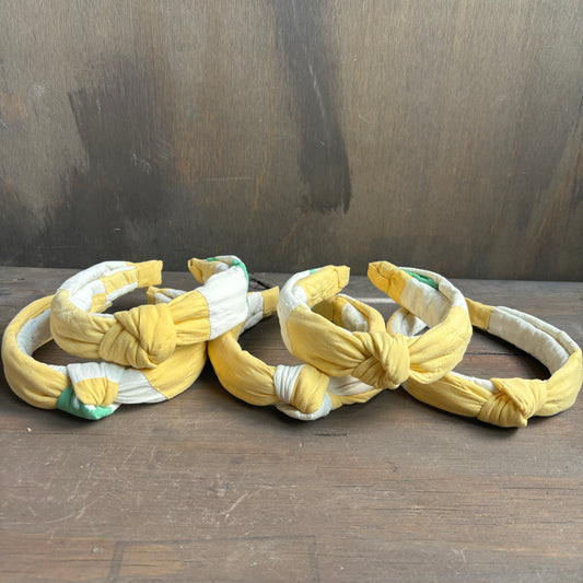 Vintage Quilt Yellow Headbands