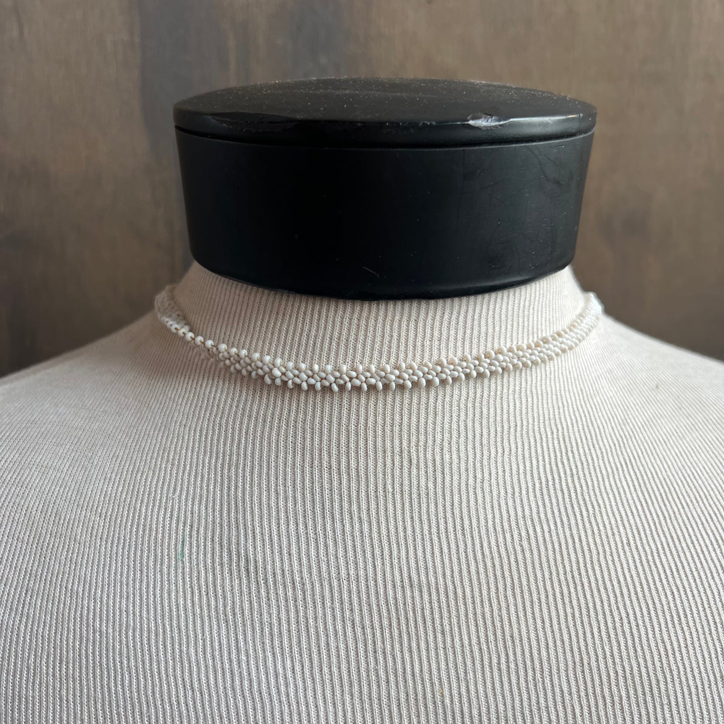 Vintage Seed Bead Kachina Doll Necklace