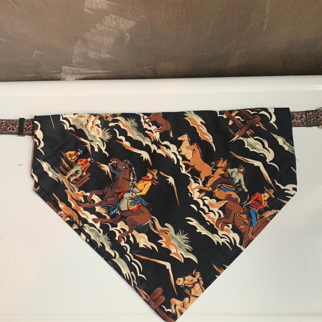 Dog collar bandana