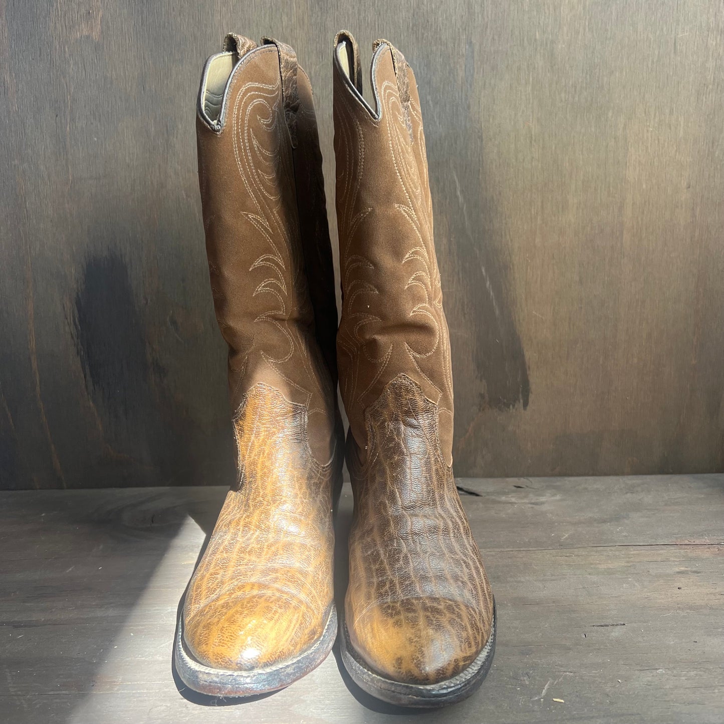 Custom Made Faux Water Buffalo Boots