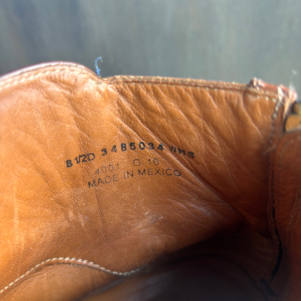 Frye Tan Leather Harness Ankle Boot
