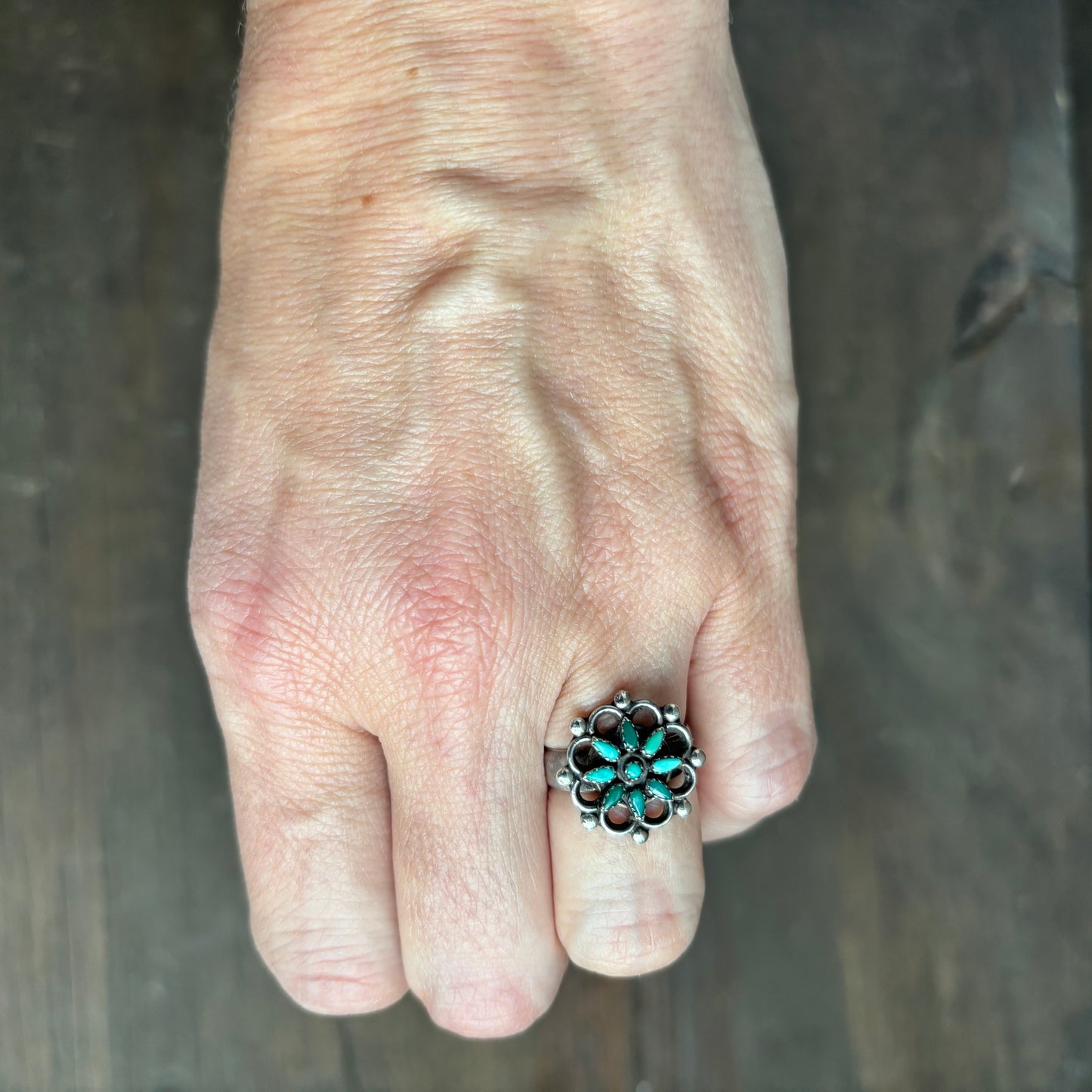 Silver Mandala Ring