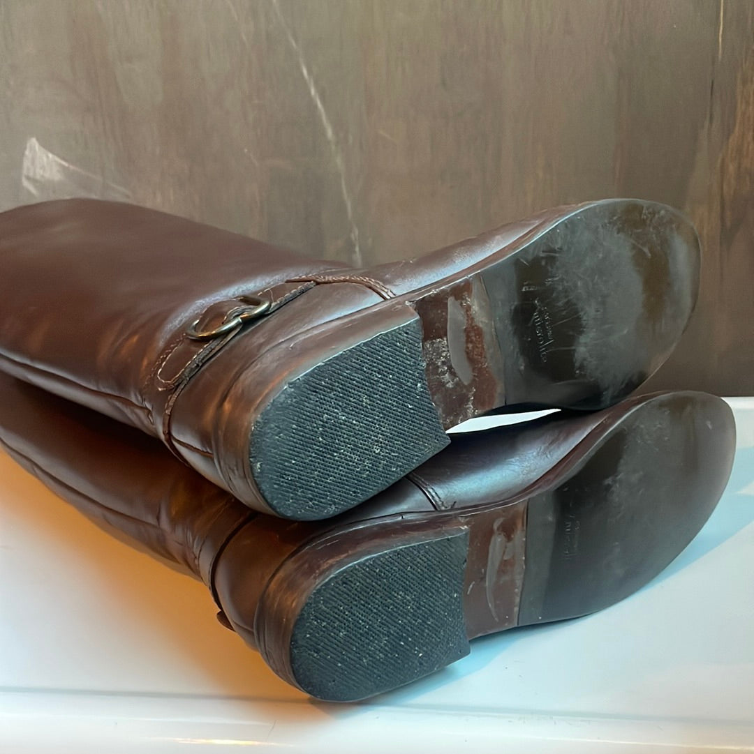 Calico Brown Riding Boots