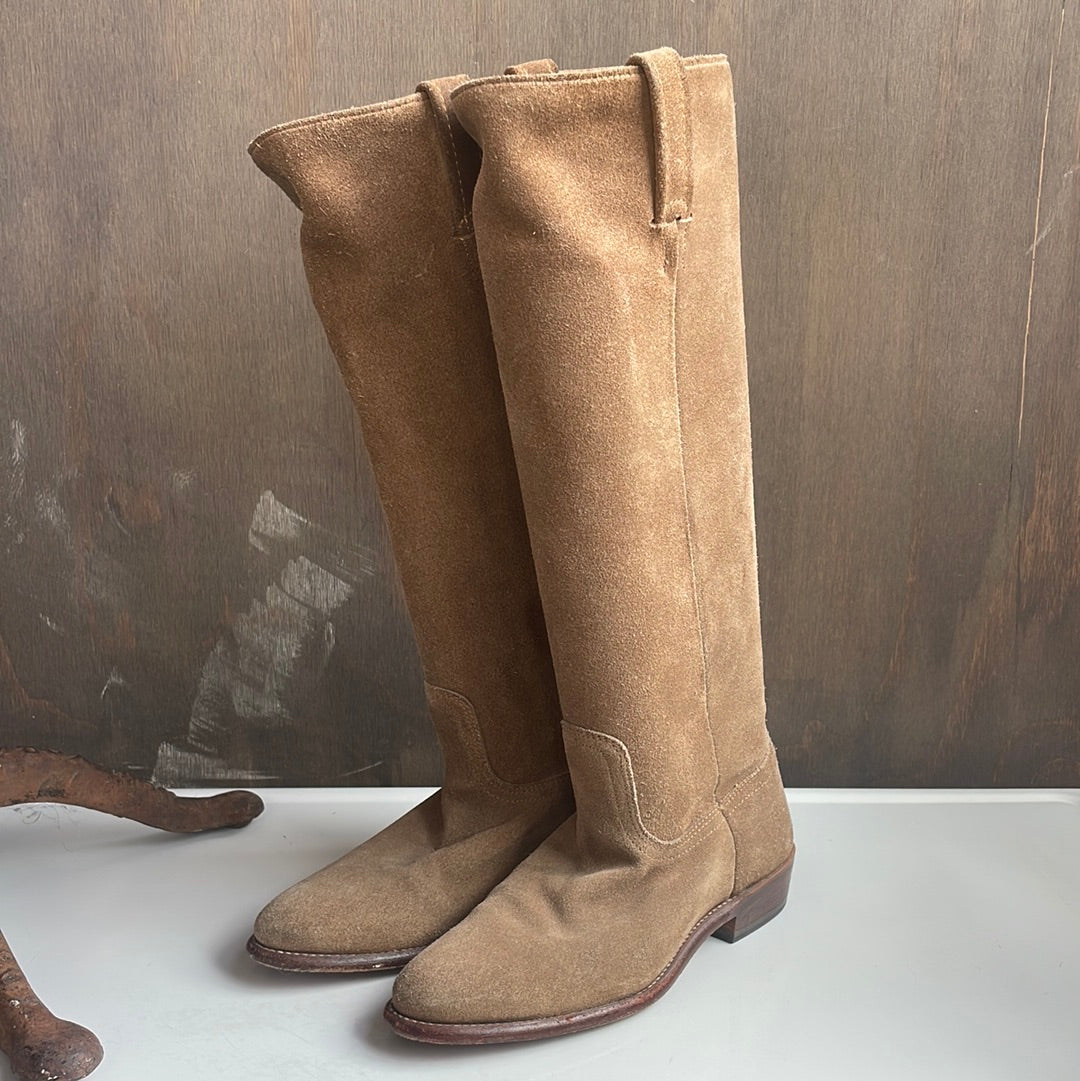 Frye Suede Riding Boots