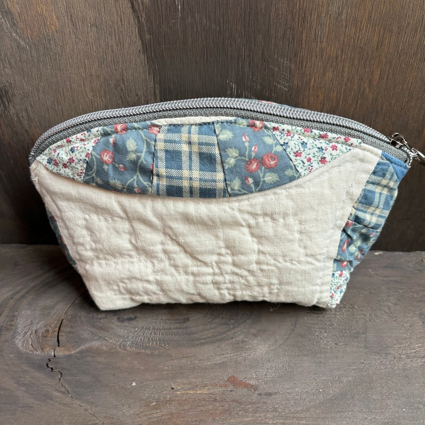 Vintage Quilt Small Toiletries Bag