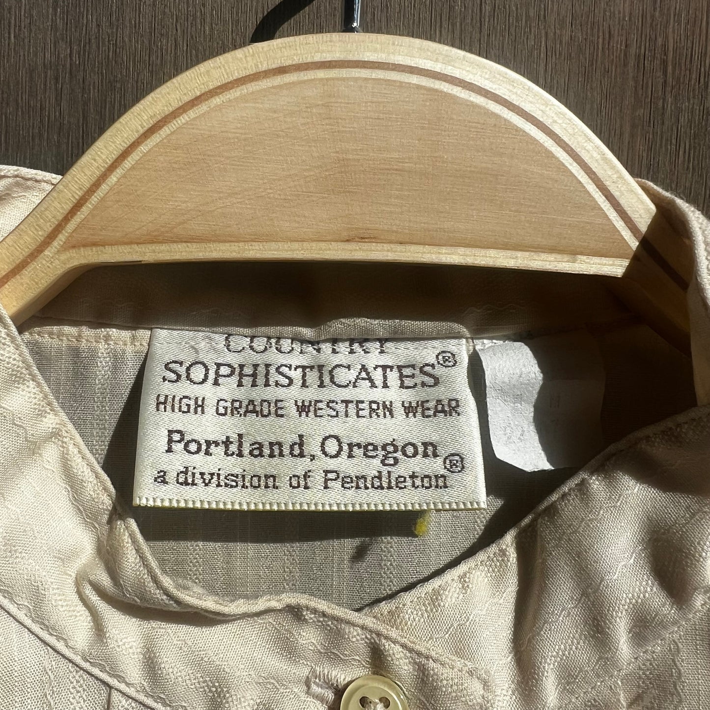 Country Sophisticates Tan Shirt