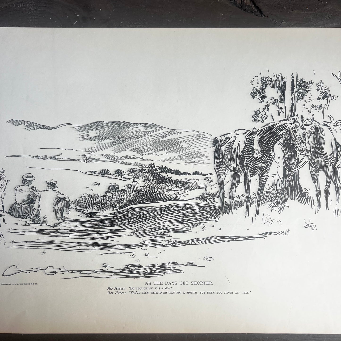 Double Sided Sketch Art Print