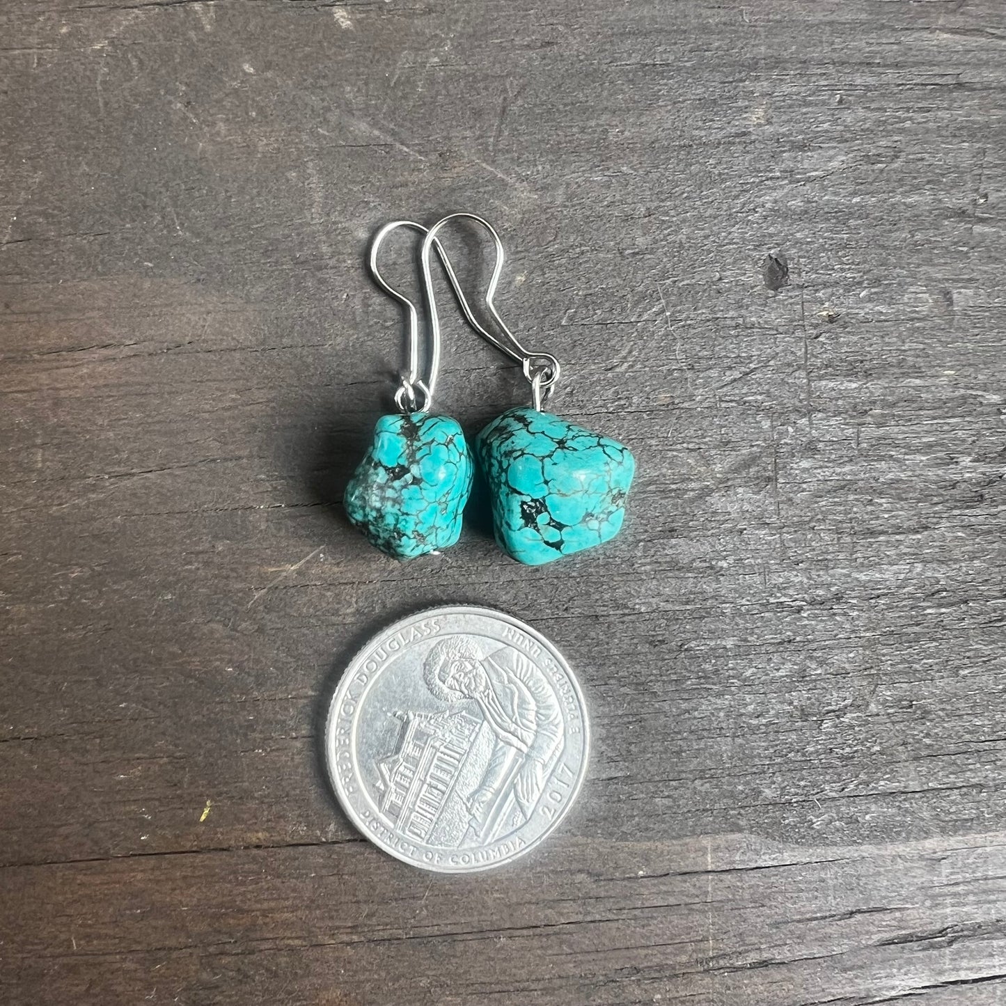 Turquoise Dangly Earrings