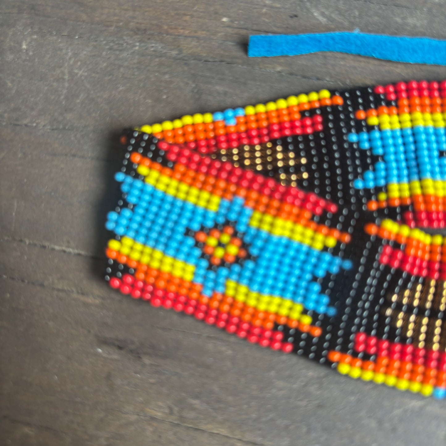 Colorful Beaded Hat Band