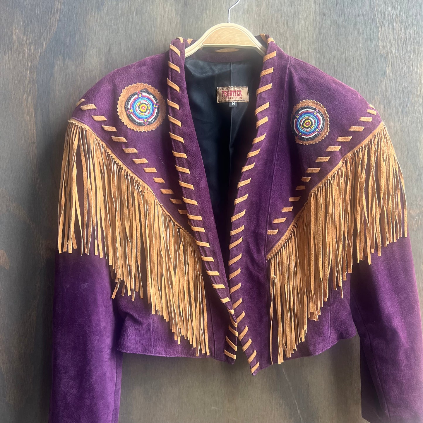 Frontier Collection Purple Leather Set