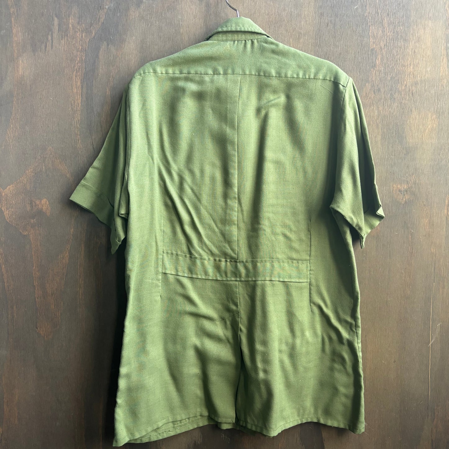 Vintage Short Sleeve Fatigue Button Up