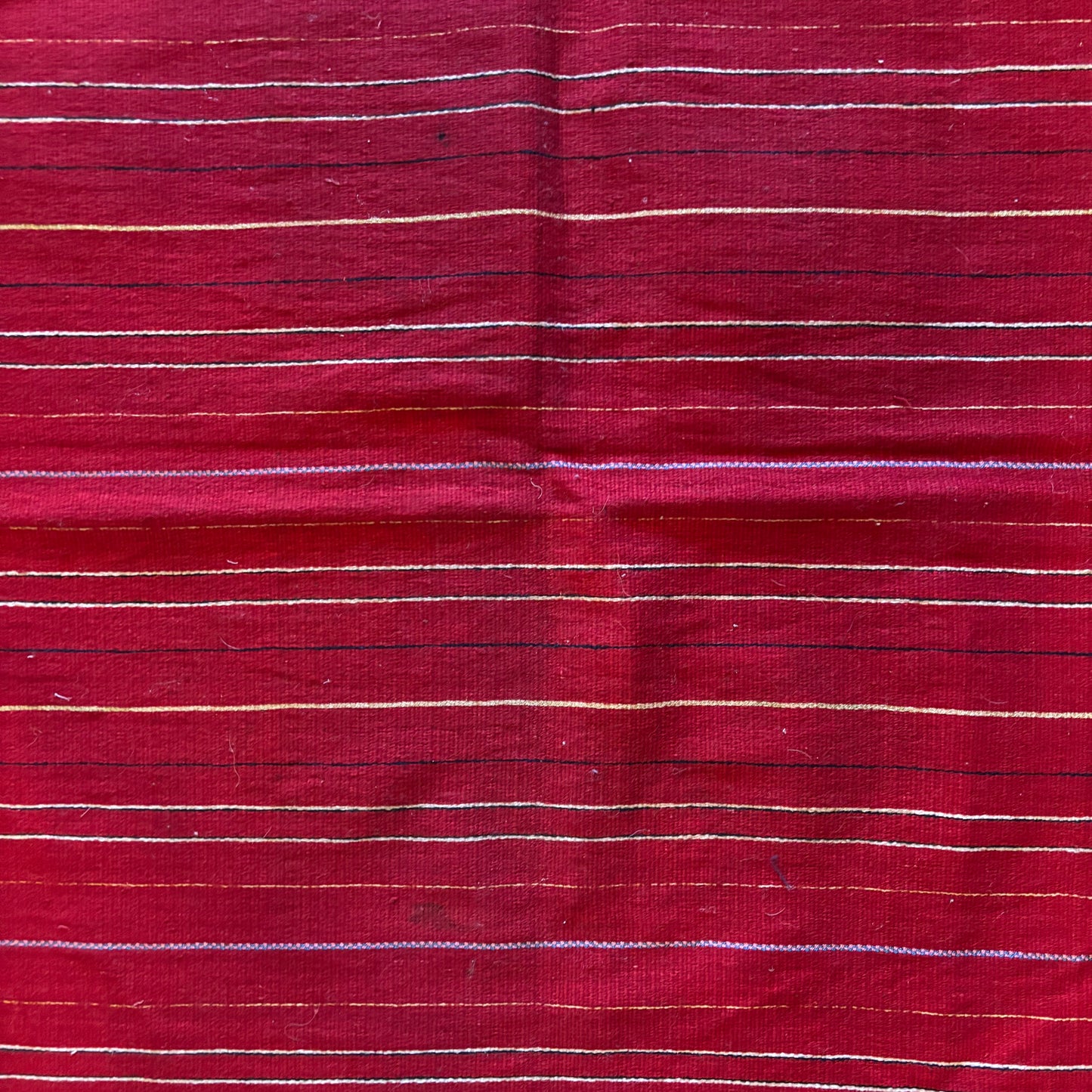 Red Woven Table Runner